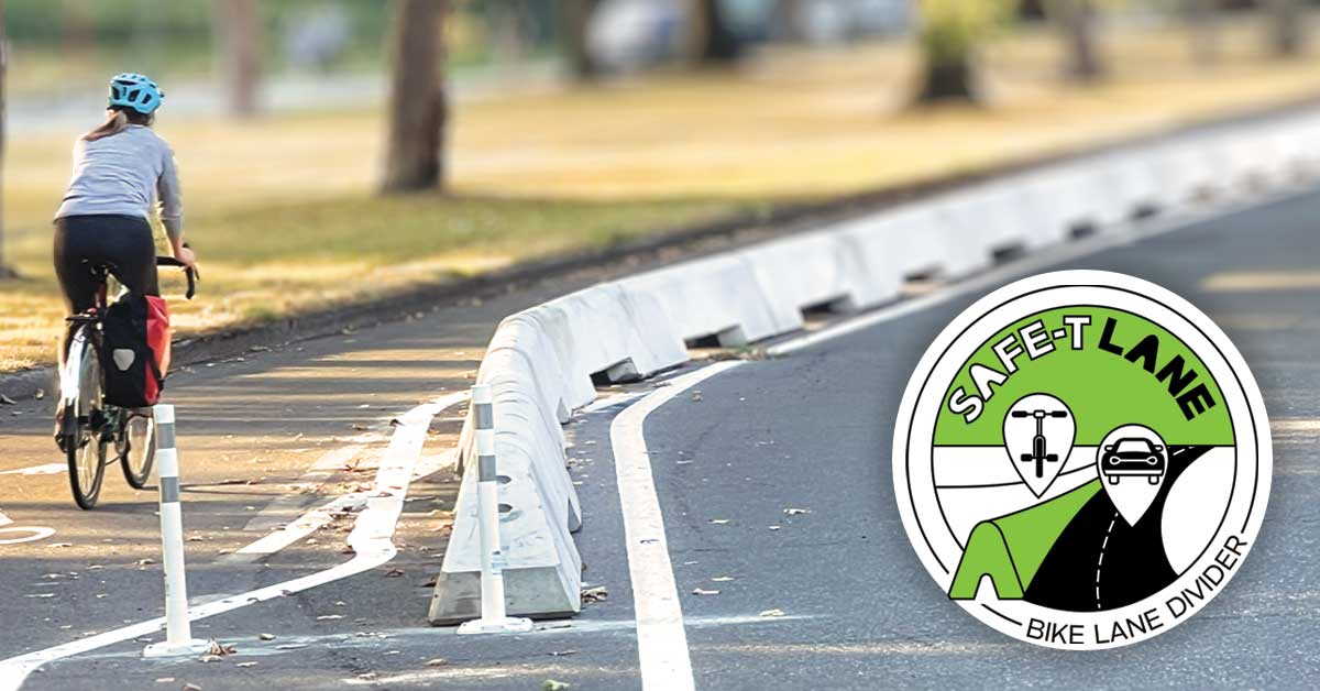 Soft Hit Posts Protected Bike Lanes Solutions | SafetLane Traffic Safety Systems